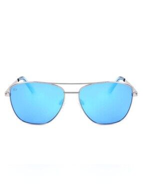 Prive Revaux The Houston Palladium Blue Mirror Pilot Polarized Sunglasses